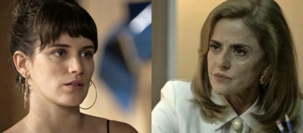Clima esquenta e Marieta Severo briga com Biana Bin nos bastidores de O Outro Lado do Paraíso (Foto: TV Globo) Clima esquenta e Marieta Severo briga com Biana Bin nos bastidores de O Outro Lado do Paraíso (Foto: TV Globo)