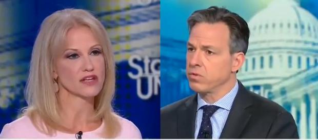 Kellyanne Conway, Jake Tapper, via YouTube Kellyanne Conway, Jake Tapper, via YouTube