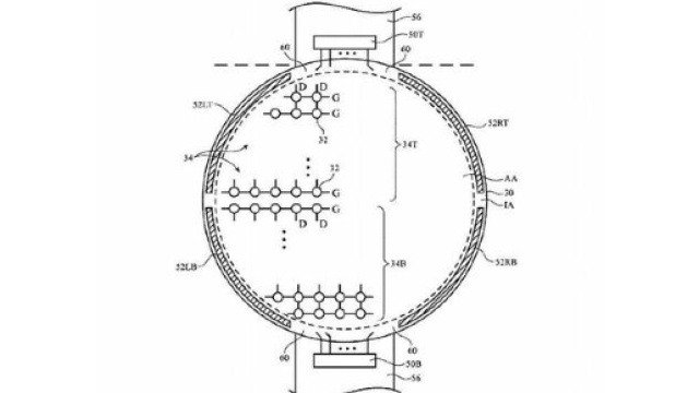 Apple Watch rotondo, l'immagine del brevetto