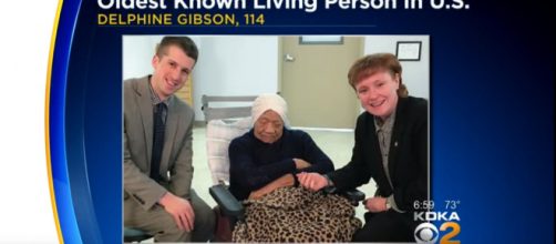 Delphine Gibson, America's oldest person, has passed away, CBS Pittsburgh/YouTube Channel