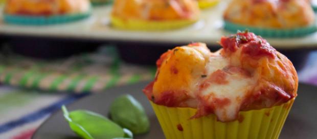 Muffin pizza, receta facil y rica - mexico.com Muffin pizza, receta facil y rica - mexico.com
