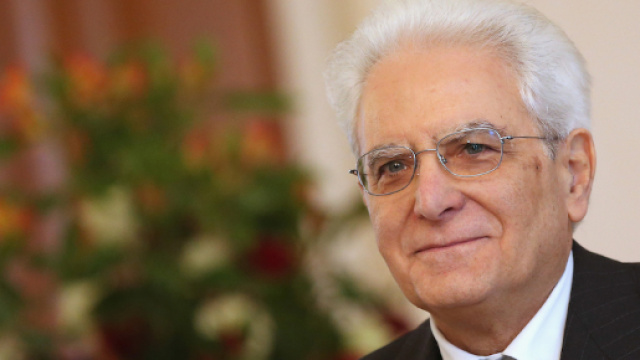 Il presidente della Repubblica Sergio Mattarella