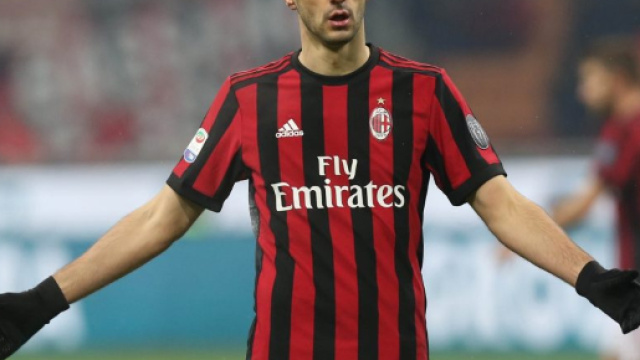 Nikola Kalinic, attaccante del Milan.