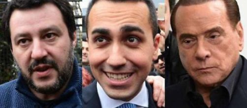 Matteo Salvini, Luigi Di Maio e Silvio Berlusconi