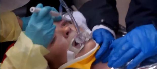 'Grey's Anatomy' season 14 episode 23 (Celeb interview/YouTube) 'Grey's Anatomy' season 14 episode 23 (Celeb interview/YouTube)