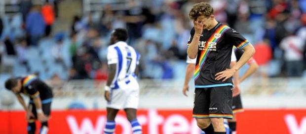 Jugadores del Rayo Vallecano en aquel partido en Anoeta. Jugadores del Rayo Vallecano en aquel partido en Anoeta.