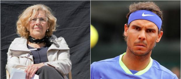 Manuela Carmena y Rafael Nadal Manuela Carmena y Rafael Nadal
