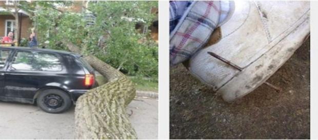 Situações que mostram que as pessoas realmente tiveram sorte. (foto reprodução). Situações que mostram que as pessoas realmente tiveram sorte. (foto reprodução).