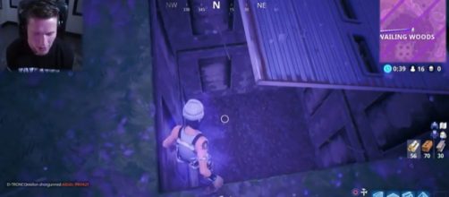 'Fortnite' player TmarTn2 opening the mysterious hatch in the game - YouTube/TmarTn2