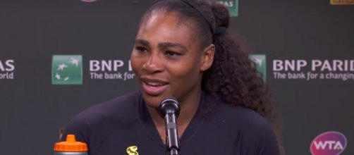 Serena Williams withdraws from the Premier 5 event in Rome. Photo: screenshot via WTA channel on YouTube