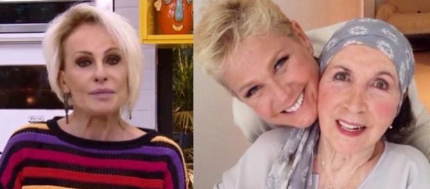 Ana Maria Braga, Xuxa e Dona Alda. (foto reprodução). Ana Maria Braga, Xuxa e Dona Alda. (foto reprodução).