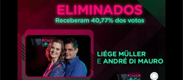 André e Liége foram eliminados do ''Power Couple Brasil'' André e Liége foram eliminados do ''Power Couple Brasil''