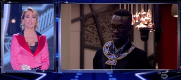 Barbara D'Urso furiosa con Baye Dame: confessione shock Barbara D'Urso furiosa con Baye Dame: confessione shock