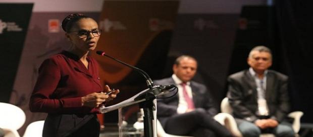 Candidata à Presidência, Marina Silva (REDE) participou de encontro da FNP - Foto: Reprodução / FNP Candidata à Presidência, Marina Silva (REDE) participou de encontro da FNP - Foto: Reprodução / FNP