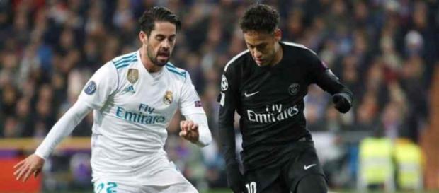 Neymar e Isco, ainda como rivais Neymar e Isco, ainda como rivais