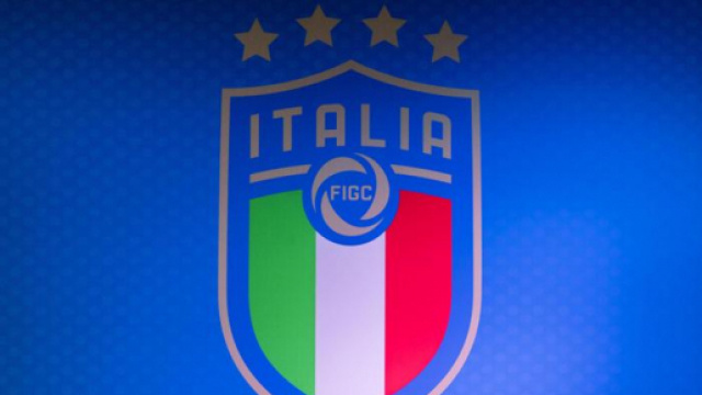 Lo stemma della Figc, Federazione Italiana Giuoco Calcio.