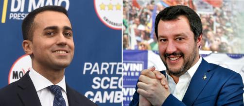 Luigi Di Maio ( à gauche ) et Matteo Salvini ( à droite ) ont prêté serment ce vendredi.