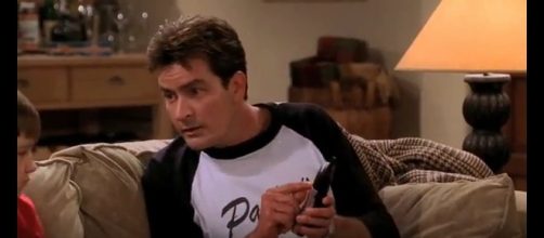 Former sitcom star Charlie Sheen. [Image from Military Zone HD / YouTube.]