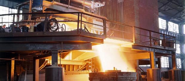 Steel furnace via Wikimedia Commons Steel furnace via Wikimedia Commons