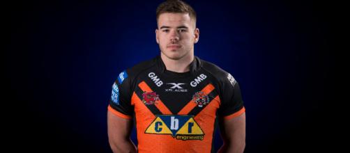 Academy player Calum Turner impressed greatly with his performance against Warrington. Image Source castlefordtigers.com