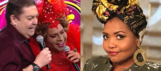 Gaby Amarantos foi alvo de comentário de Faustão durante o 'Domingão' Gaby Amarantos foi alvo de comentário de Faustão durante o 'Domingão'