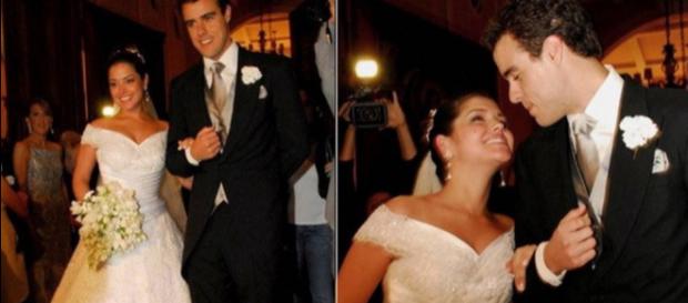 Thais Fersoza e Joaquim Lopes protagonizam casamento relâmpago Thais Fersoza e Joaquim Lopes protagonizam casamento relâmpago