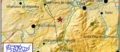 Terremoto leve en la provincia de Granada