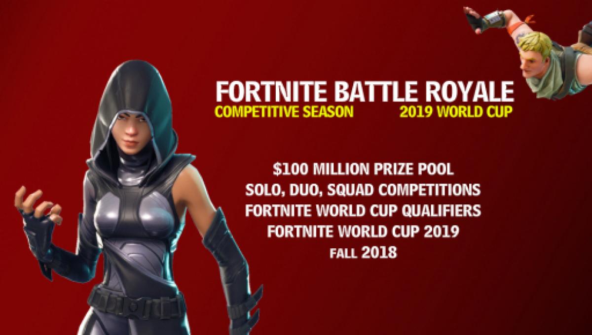 epic games announced competitive fortnite season revealed its 125 million player count - fortnite competition 2018