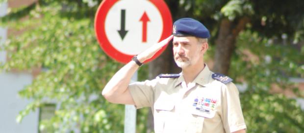 El Rey se implica en su papel de comandante en jefe El Rey se implica en su papel de comandante en jefe