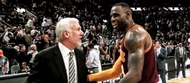 LeBron to the Spurs - (Image: NBA/YouTube) LeBron to the Spurs - (Image: NBA/YouTube)