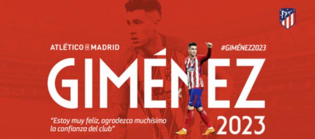 José María Giménez renueva con el Atlético de Madrid hasta 2023 José María Giménez renueva con el Atlético de Madrid hasta 2023