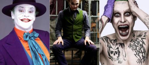 Le tre versioni del Joker cinematografico.