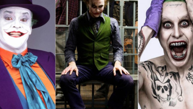Le tre versioni del Joker cinematografico.