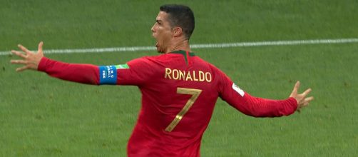 Cristiano Ronaldo esulta dopo un gol