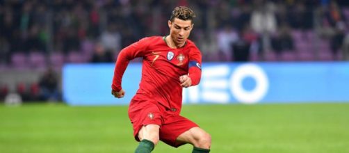 Cristiano Ronaldo nel match tra Portogallo e Spagna dei mondiali 2018, dove ha realizzato una tripletta