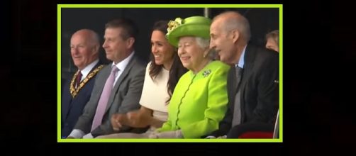 Meghan Markle will work her way up to calling the queen 'Mama.' - [Photo: NBC News / YouTube Screencap]