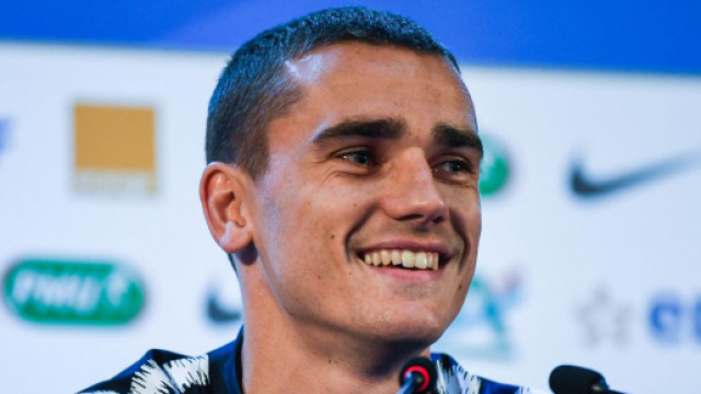 Griezmann à la conférence de presse.