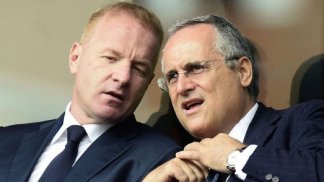 Claudio Lotito e Igli Tare, rispettivamente presidente e direttore sportivo della Lazio