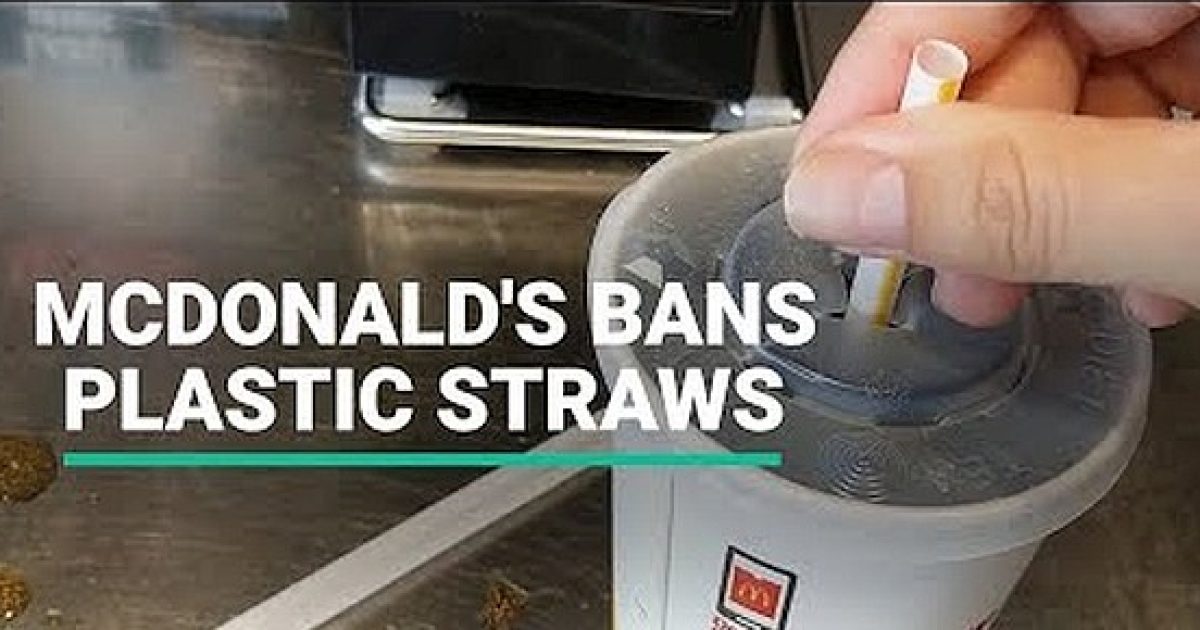 McDonald's replacing plastic straws with paper in 2018 in Ireland, the UK, and later in US