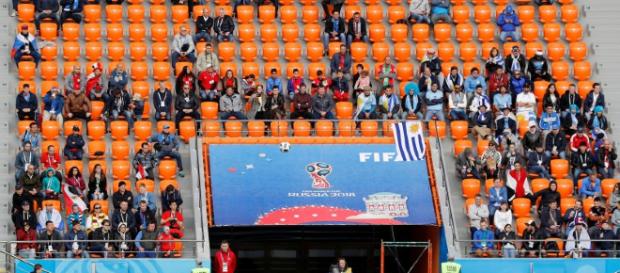 Escasa asistencia al segundo partido del Mundial 2018 y la FIFA abre investigaciones Escasa asistencia al segundo partido del Mundial 2018 y la FIFA abre investigaciones