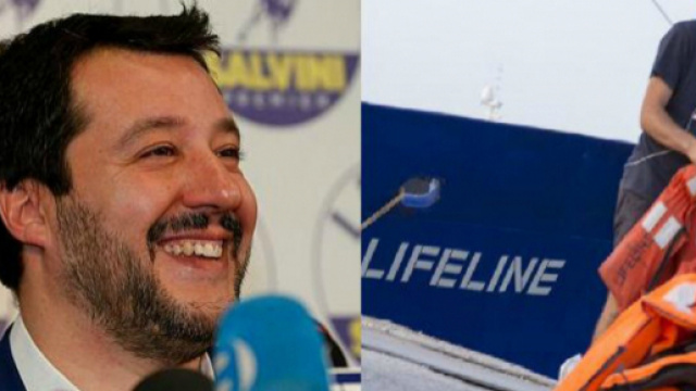 Matteo Salvini e lo scontro social con 'Lifeline'. Blasting News