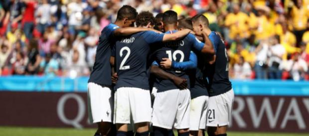 Après le premier but de l'Equipe de France Après le premier but de l'Equipe de France
