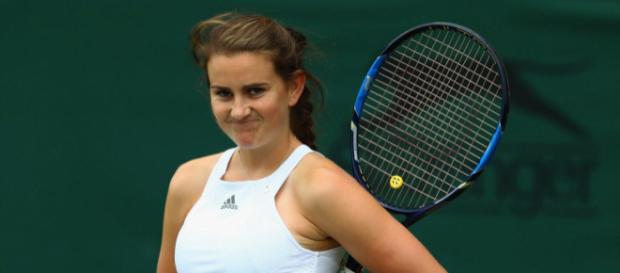 Katy Dunne is one more qualifying win away from main draw achievement in Birmingham... Image credit - eurosport.com Katy Dunne is one more qualifying win away from main draw achievement in Birmingham... Image credit - eurosport.com