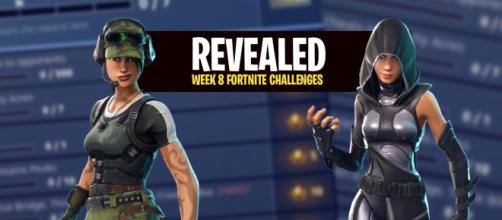 Week 8 "Fortnite Battle Royale" challenges have been revealed. Image Credit: Own work