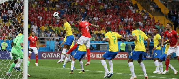 Gol da Suíça foi o primeiro sofrido pelo Brasil no ano. Gol da Suíça foi o primeiro sofrido pelo Brasil no ano.