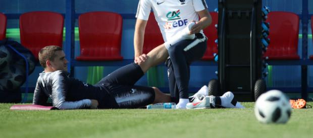 Griezmann à l'écart pour l'entrainement Griezmann à l'écart pour l'entrainement