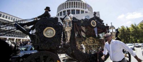 Il fastoso funerale di Vittorio Casamonica celebrato a Roma nel 2015