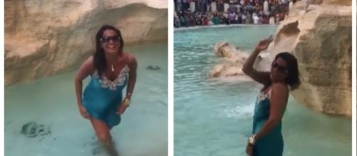 Aida Nizar, bagno nella Fontana di Trevi. Ai vigili dice: «Lavoro ... - ilmessaggero.it