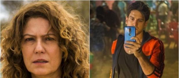Cássia encontrará o corpo de Nonato na mina de Pedro em Onde Nascem os Fortes (Foto: TV Globo) Cássia encontrará o corpo de Nonato na mina de Pedro em Onde Nascem os Fortes (Foto: TV Globo)