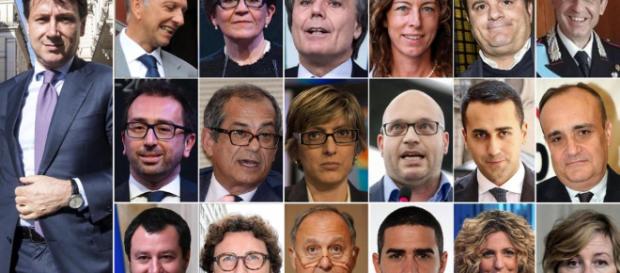 Il governo del cambiamento al completo Il governo del cambiamento al completo